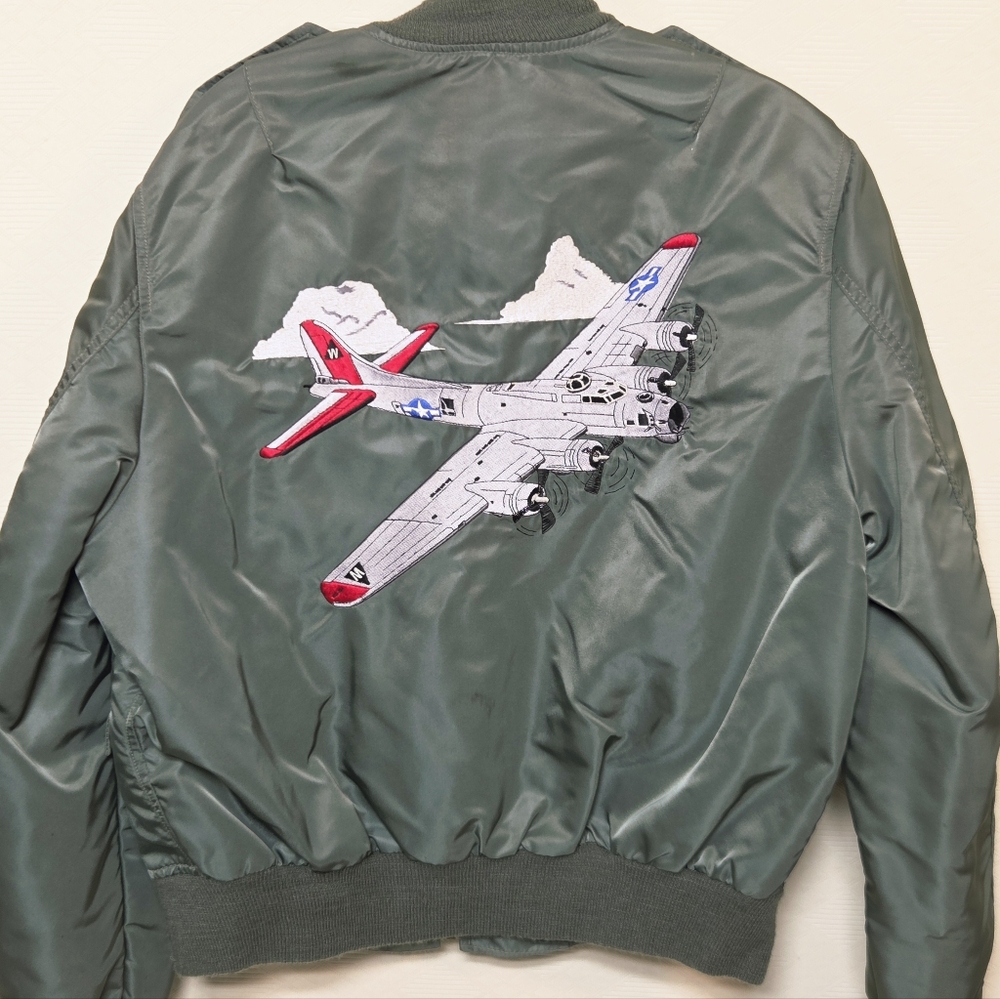 フライトジャケットISPIEWAK&SONS INC　TYPE L-2B USA I. Spiewak & Sons Men's Type L-2 Flight Bomber B-17 J… - Gem